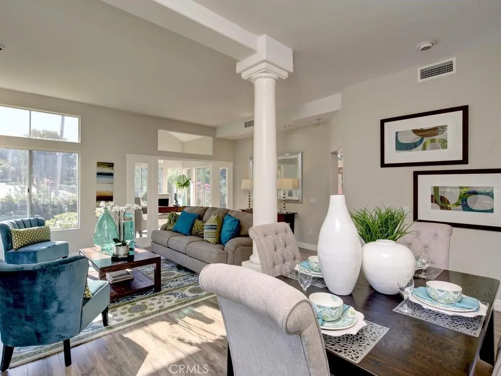 Light and bright open floor plan.