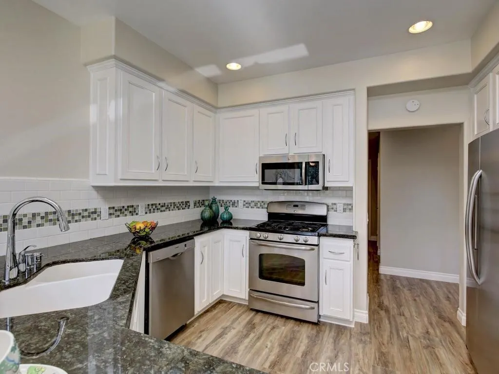 Recessed lighting throughout.