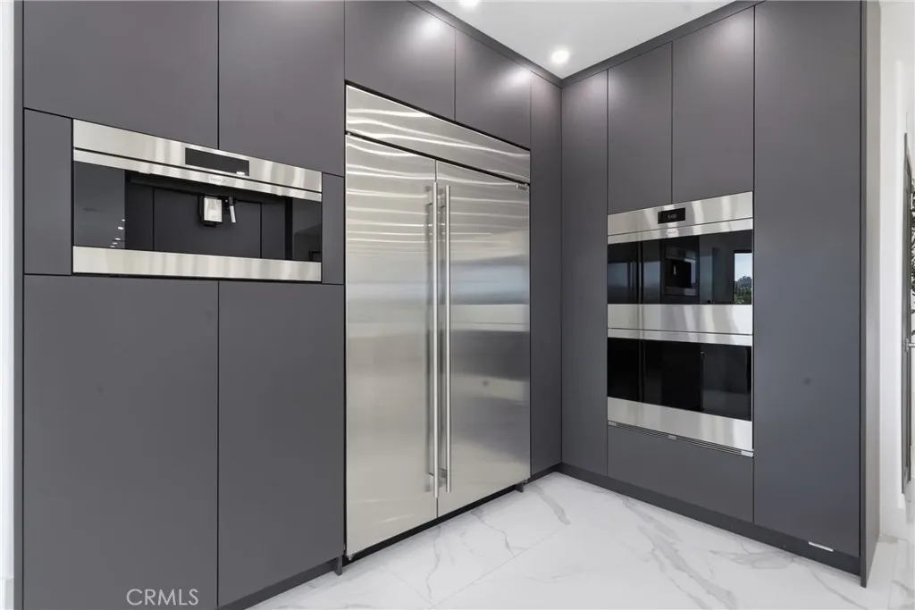Top of the line appliances in kitchen