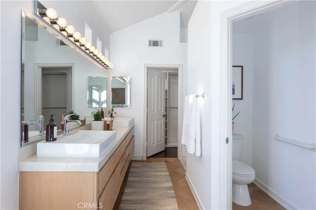 Separated toilet closet in primary bath