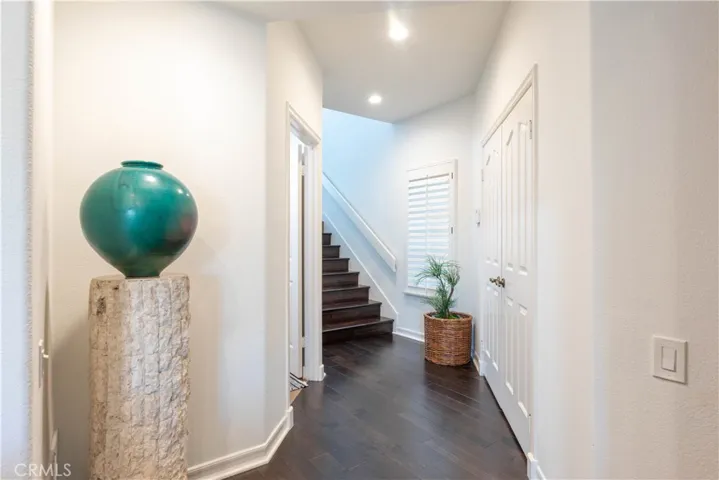 Hall to first level living area