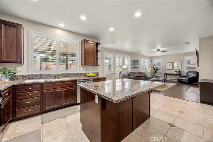 FROM KITCHEN LOOKING TOWARDS FAMILY ROOM.