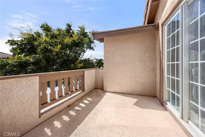 ANOTHER ANGLE OF THE BALCONY