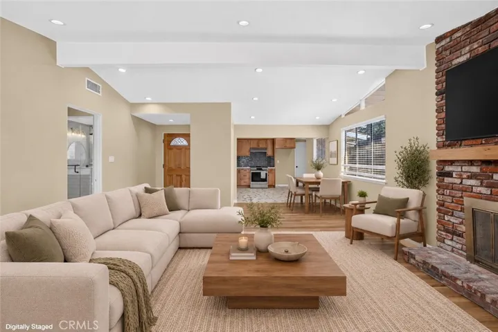 Living Room Staged
