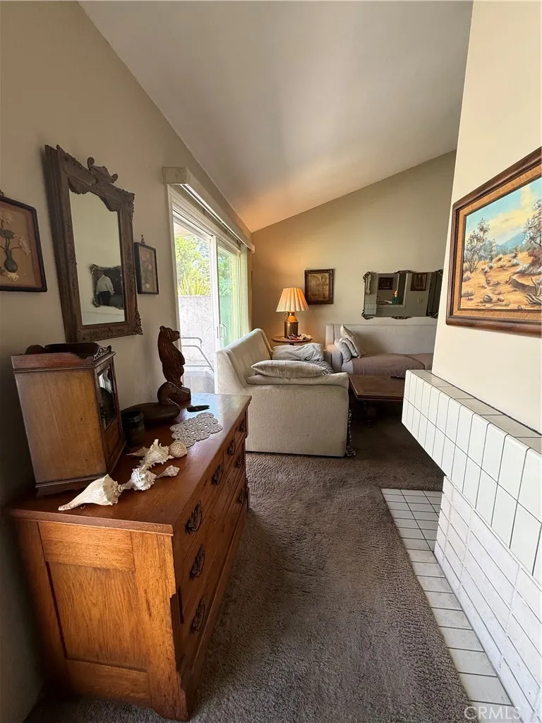 Space between living area and lounge area Space between living area and lounge area