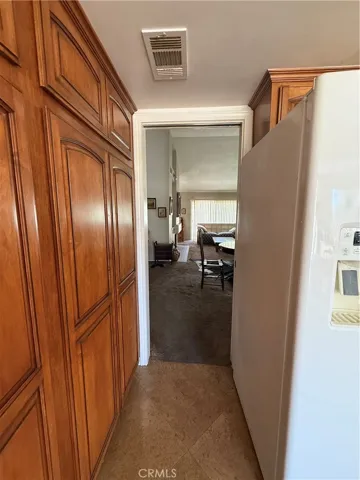 View from kitchen into main living area