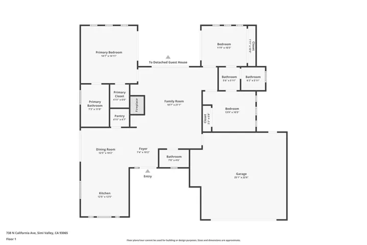 Main House Floorplan