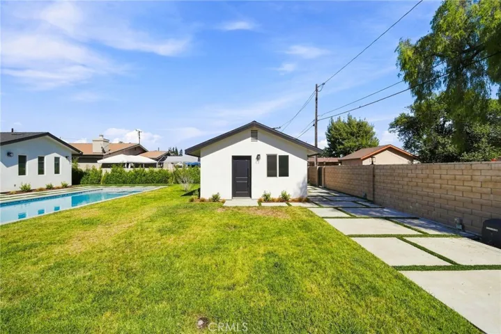 Backyard and Guess House
