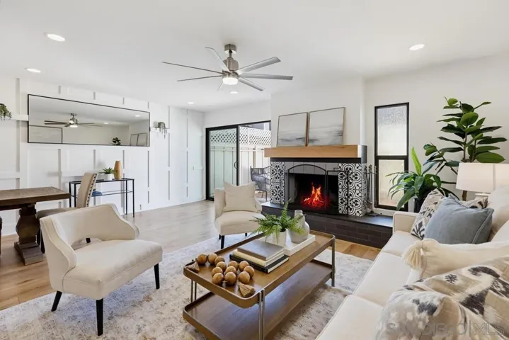 Fire Added to Fireplace
