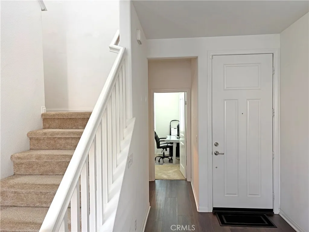 Downstairs office and Front Door