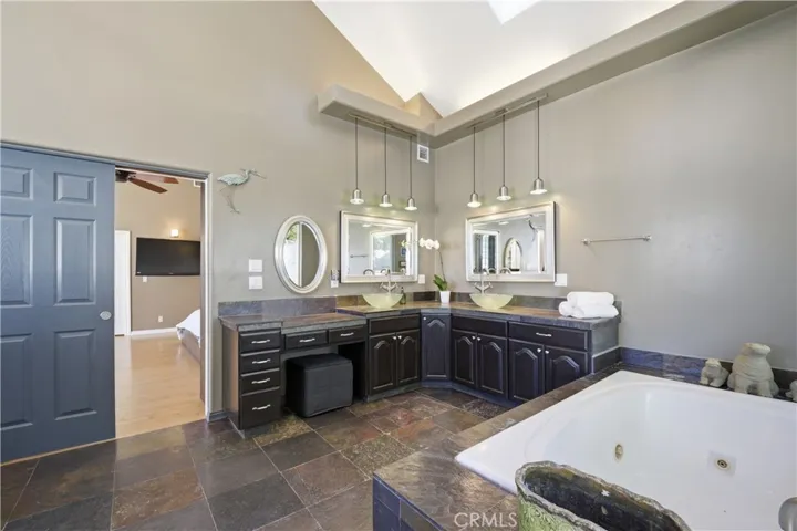 Primary Bath Spa Tub/Vanity Area