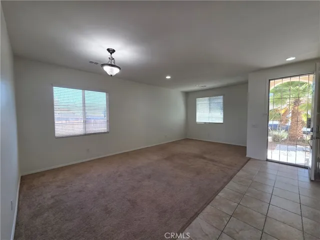 Formal dining and living room combo