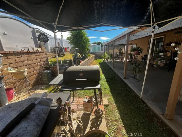 Terraced rear yard