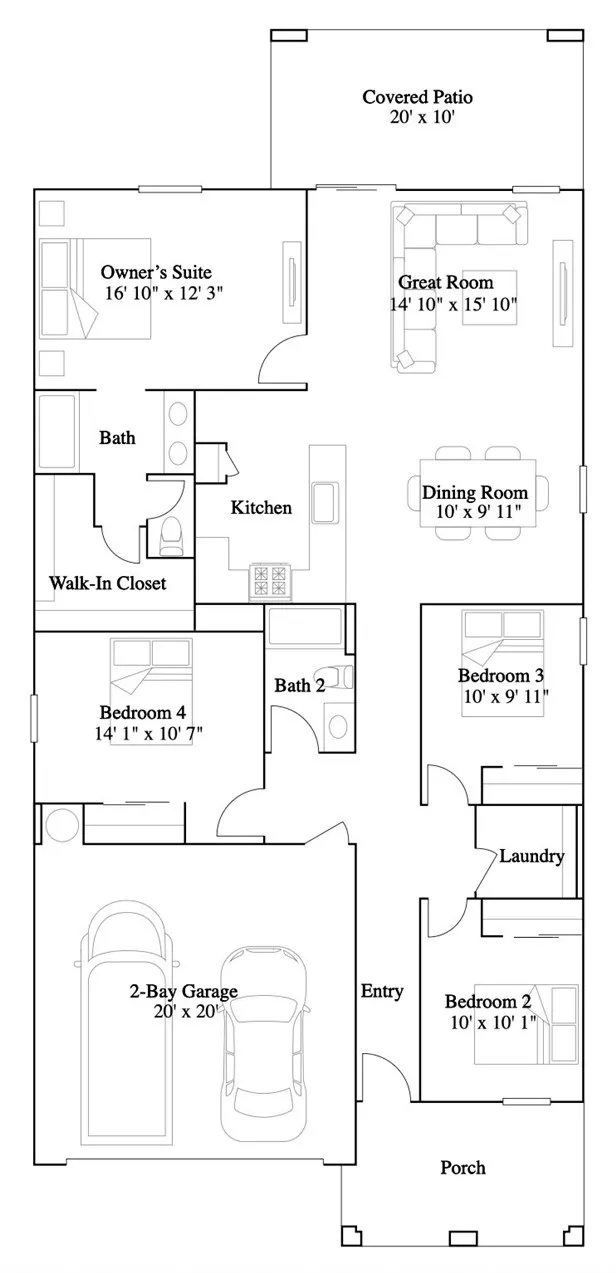 Residence 3 Floorplan