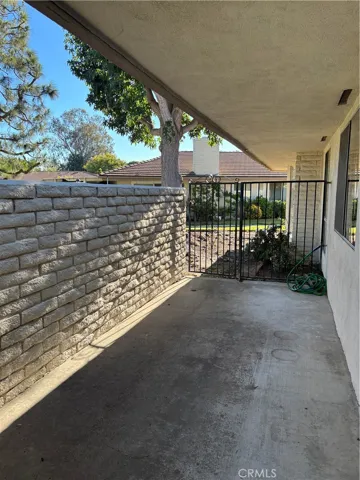 Private patio off main bedroom