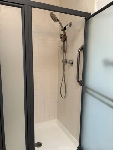Walk-in main bedroom shower