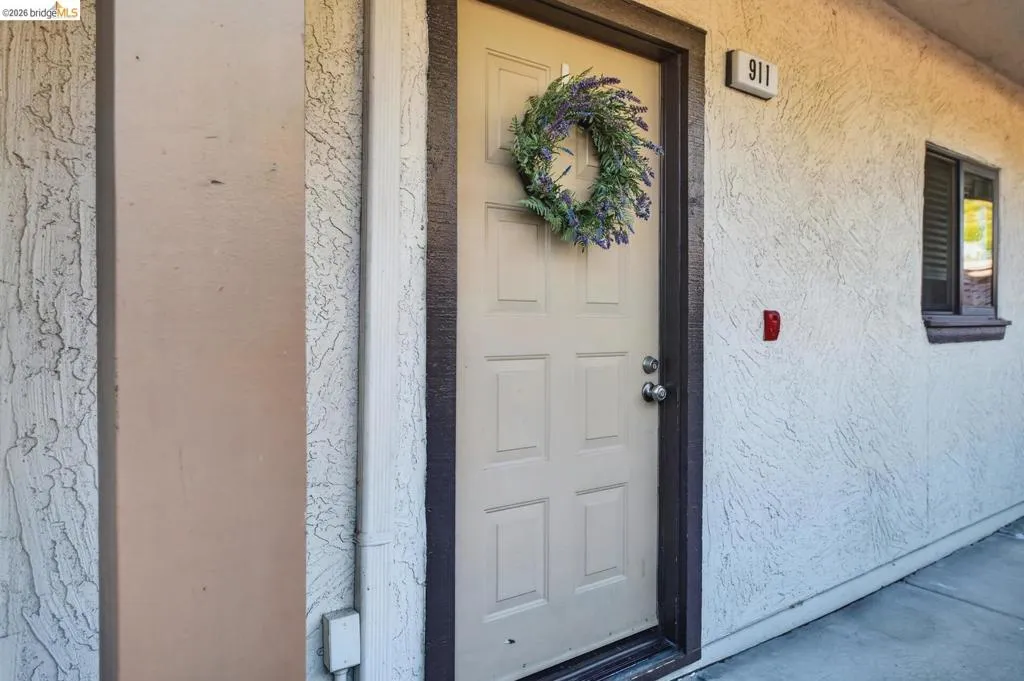 Entry door with paneled design Entry door with paneled design