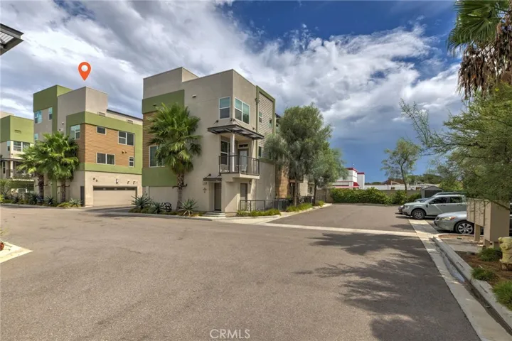 Inside the community with additional parking spaces