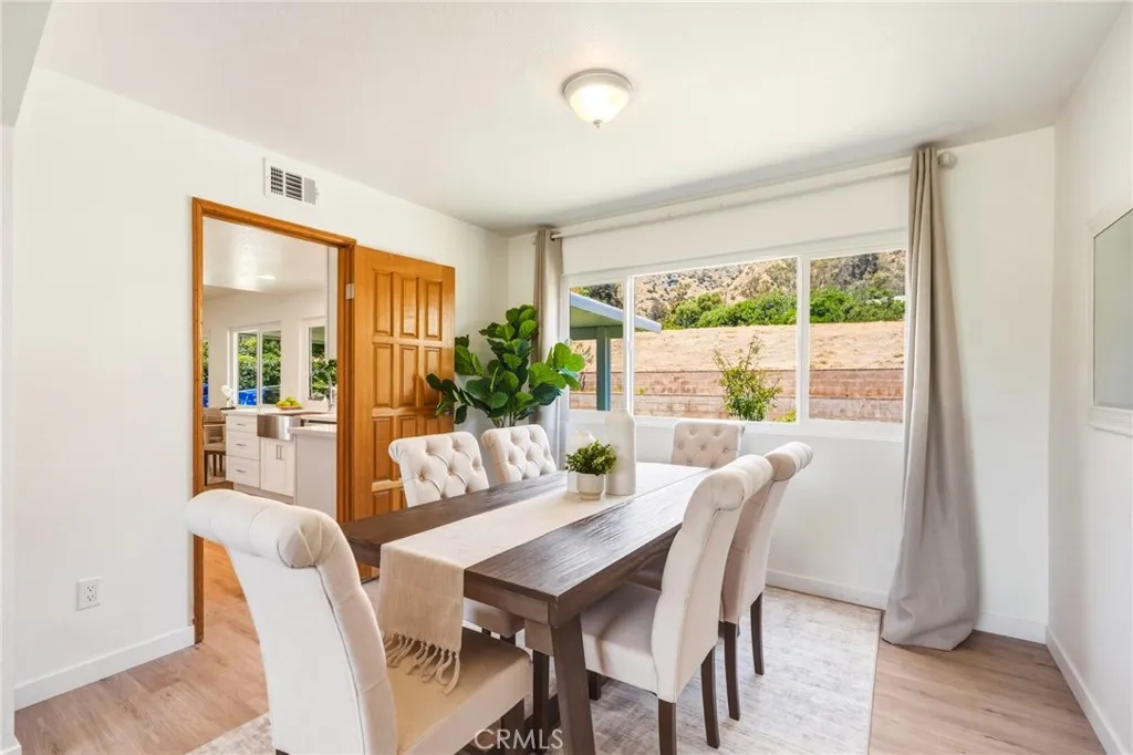 Formal dining space