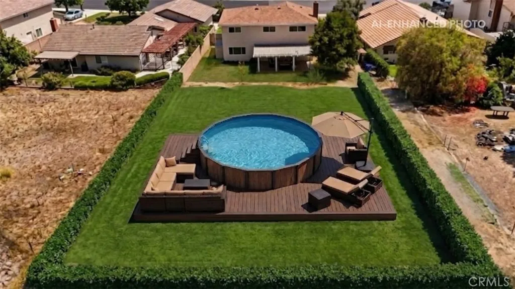 Potential above ground pool