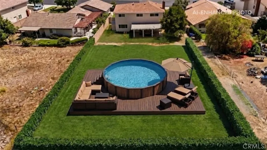 Potential above ground pool