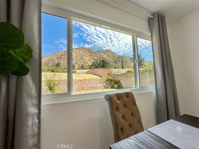 Mountain views from dining room