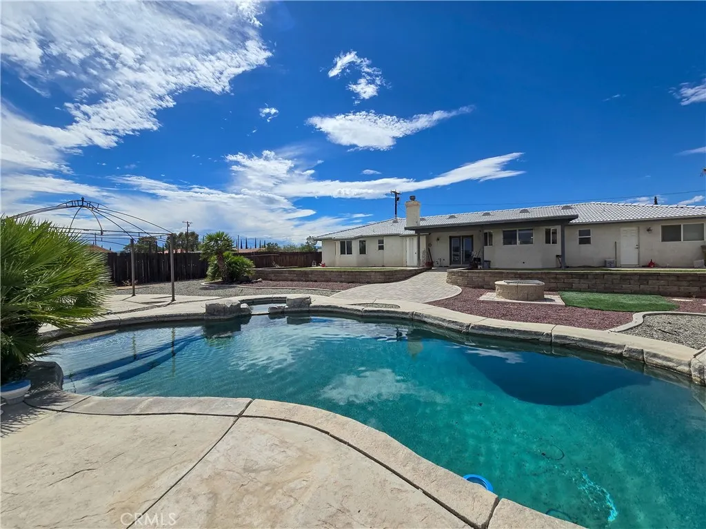 Pool and rear exterior