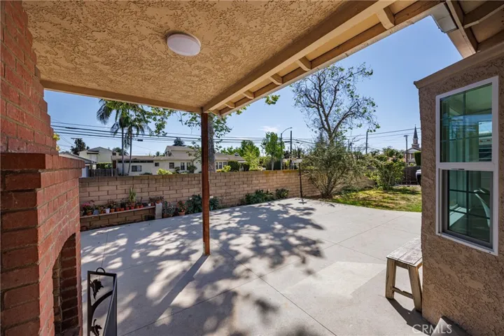 backyard - covered back patio