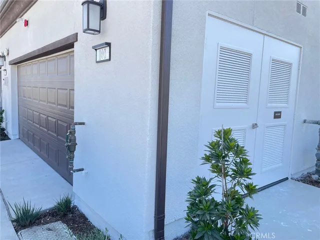 Exterior of 2 car attached garage