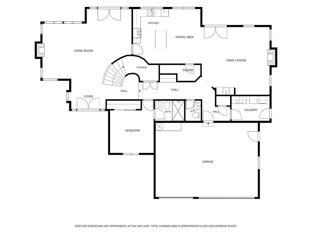 First level -Floor plan without dimension First level -Floor plan without dimension