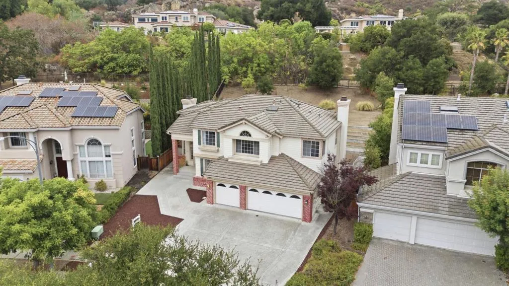 Drone photo of the house Drone photo of the house