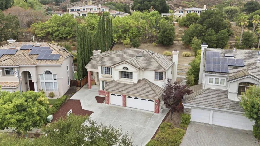Drone photo of the house