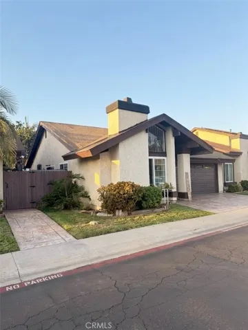 Side View Of The Front Of The Property