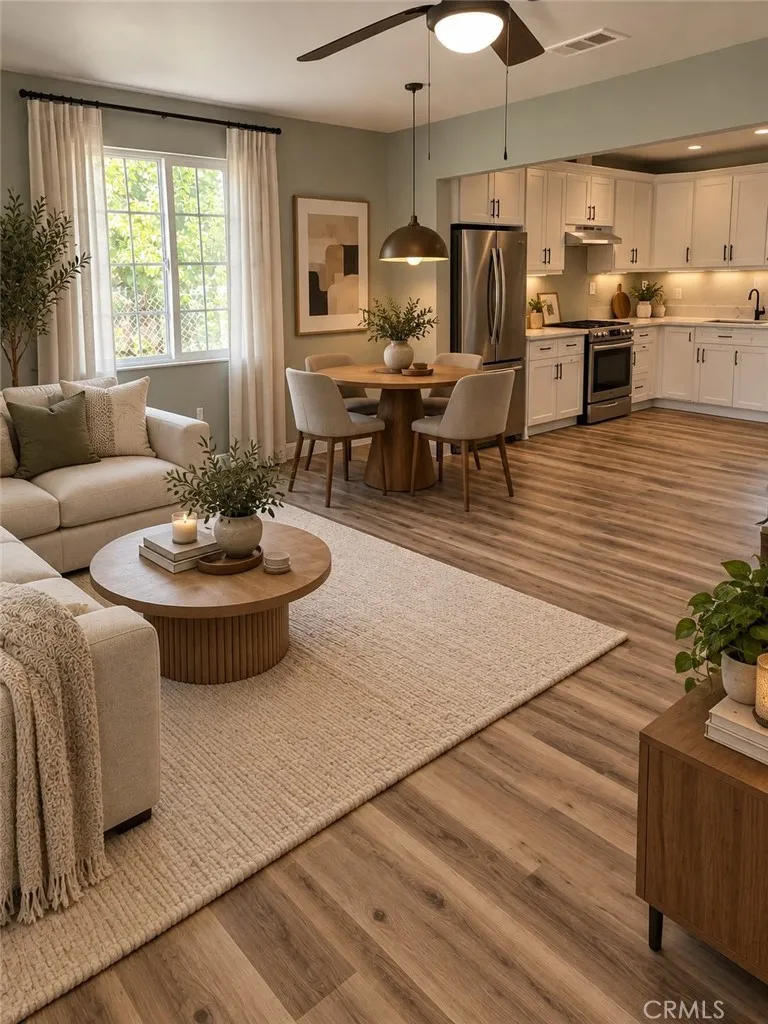 421 Wilkins St! Living Room (Virtually Staged).