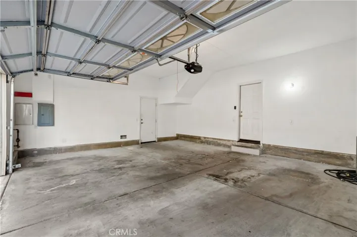 Spacious two-car garage