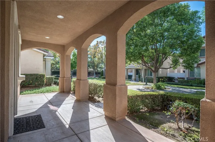 Private patio