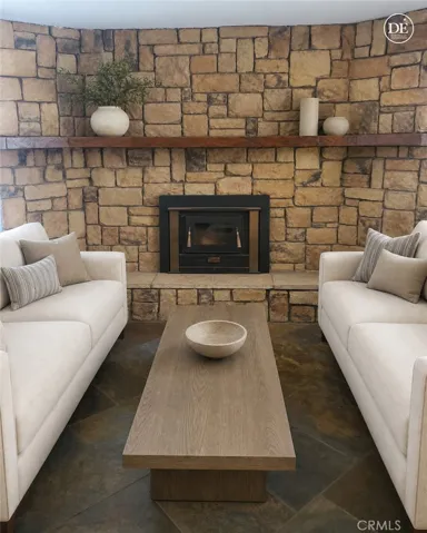Virtually Enhanced Family Room