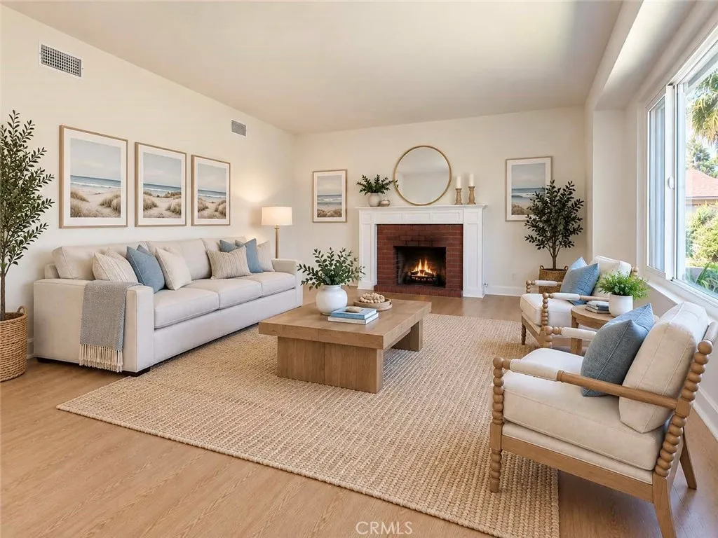 Living Room Virtually Staged