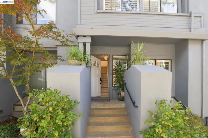 Steps leading to front door