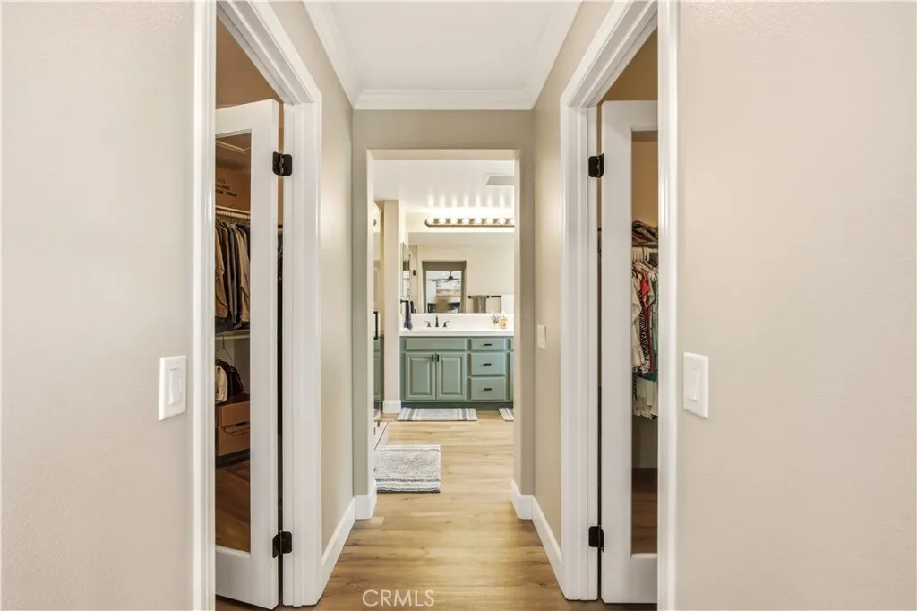 Two walk-in closets Two walk-in closets