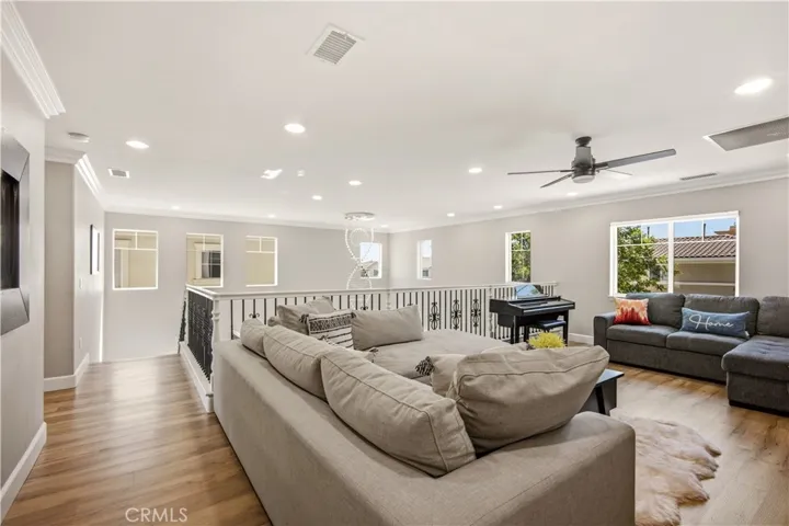 Spacious loft area