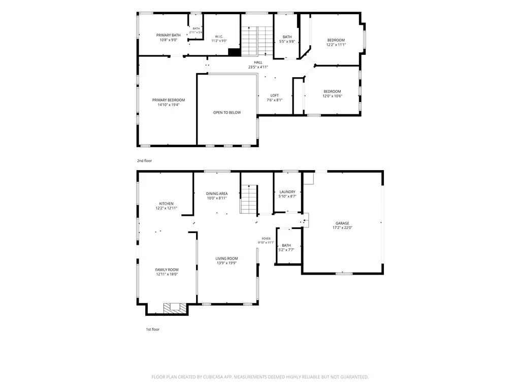 Both stories floorplan