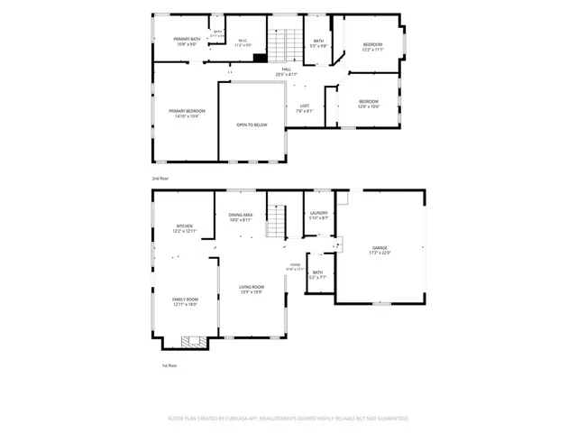 Both stories floorplan