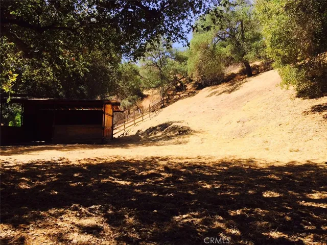 Horse Barn and turnout area.