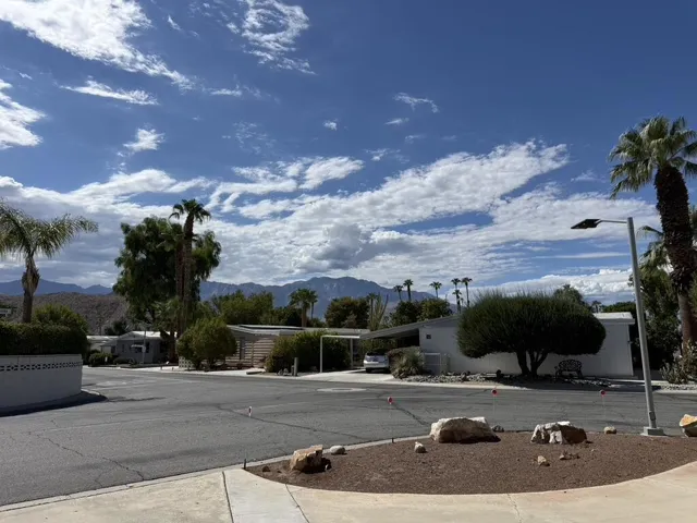 View from driveway
