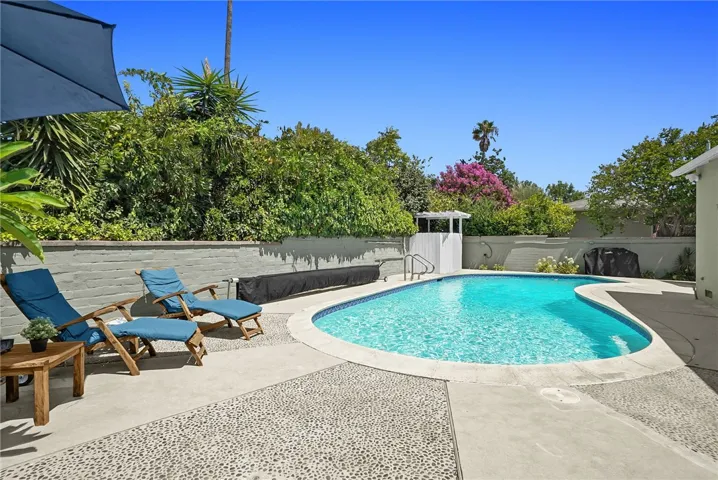 Salt water pool with newer plaster about a year old.