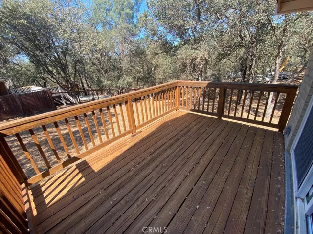Lovely deck off of the dining area.