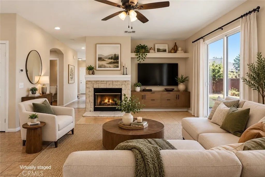 Family Room virtually staged Family Room virtually staged