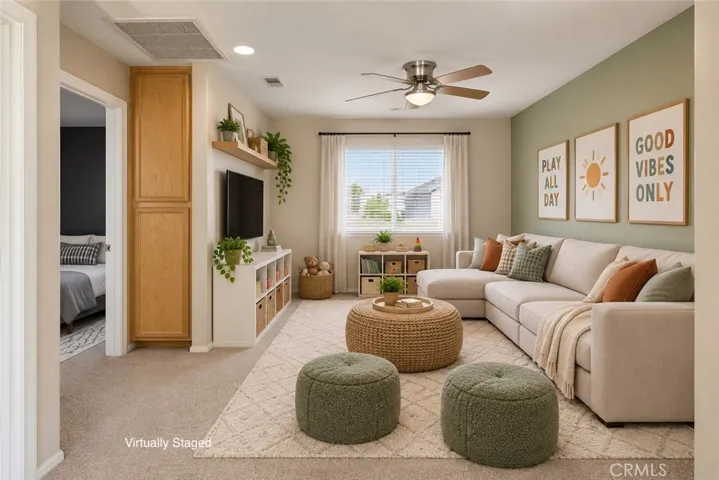 Virtually staged loft