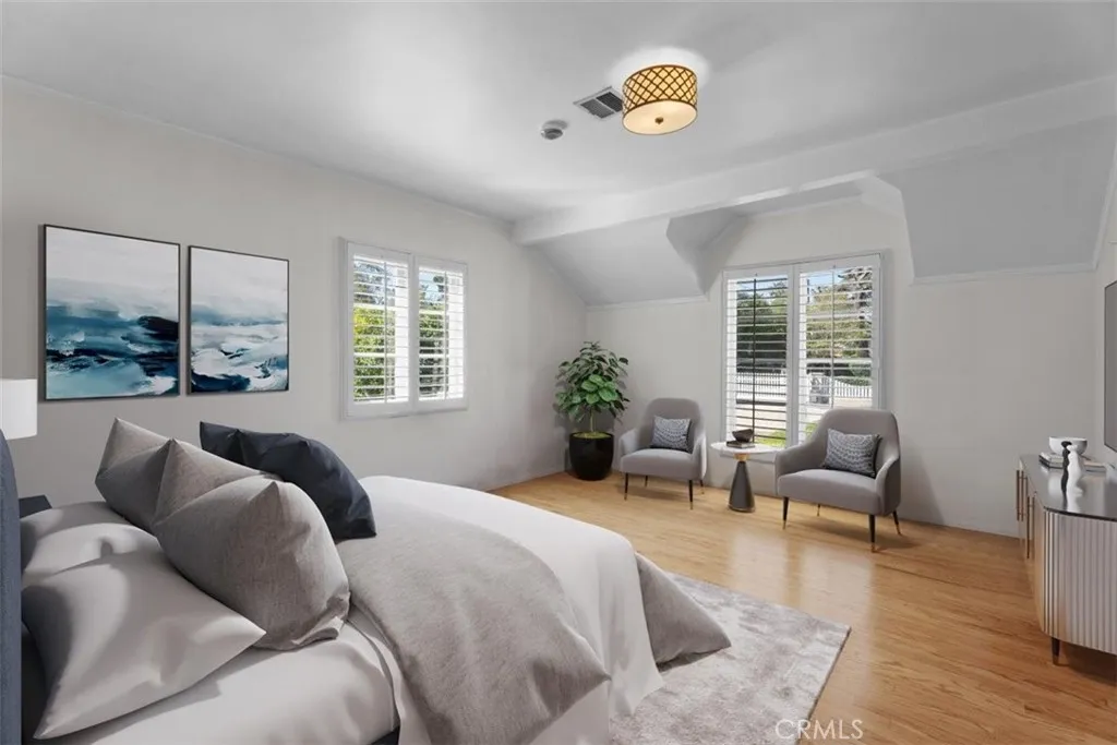 Virtually staged Bedroom 2